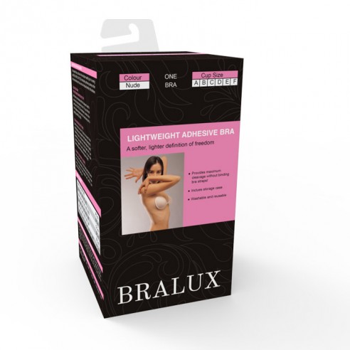 Laila - Luxury White Reusable Stick On Bra