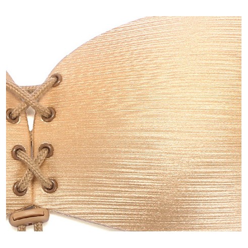 Sofia - Gold Brushed Satin Luxury Drawstring...