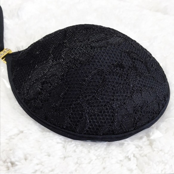 Nova - Extra Boost Luxury Lace Stick On Bra - Black