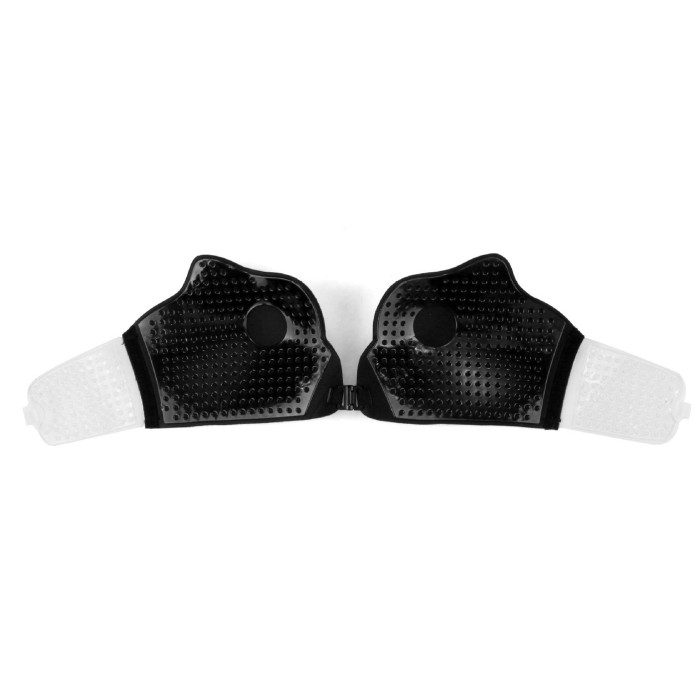 Taylor - Luxury Winged Clear Strap Stick On Bra