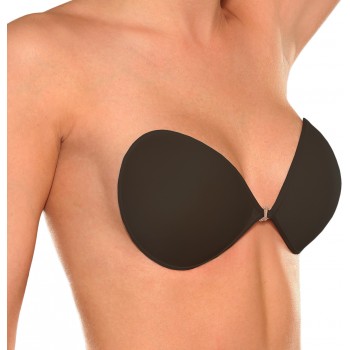 Mae - Luxury Reusable Black Stick On Bra 2