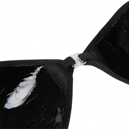 Mae - Luxury Reusable Black Stick On Bra