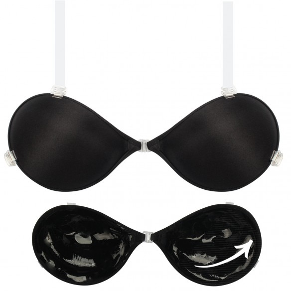 Leesha - Ultraboost™ Invisi Strap Black Adhesive Bra