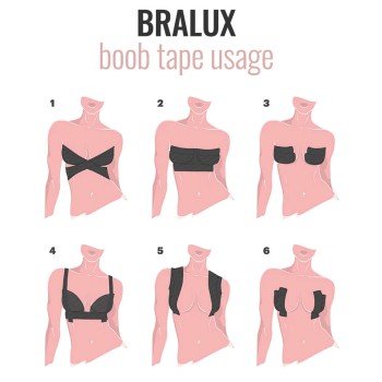 Premium Lift & Scuplt Boob Tape (Ebony Brown) 2