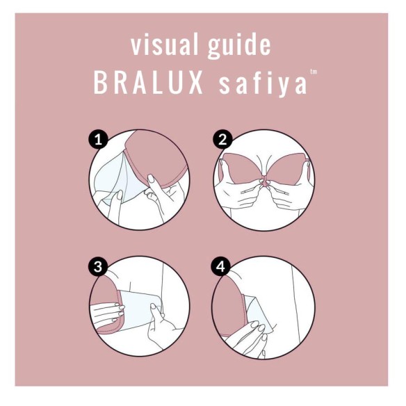 Safiya - Underwired & Boost Cup Winged Stick On Bra