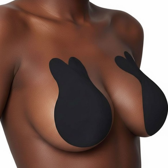 Bralux™ Seamless Fabric Breast Lifts - Black