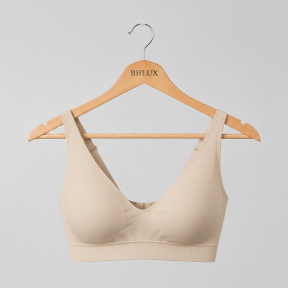 Luna Seamless Wireless Bra - Nude | Wireless Bra by Bralux