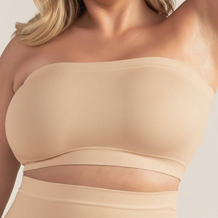 Soleil Convertible Bandeau Bra - Nude
