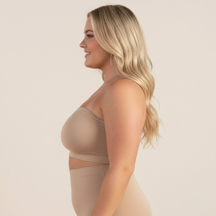 Soleil Convertible Bandeau Bra - Nude