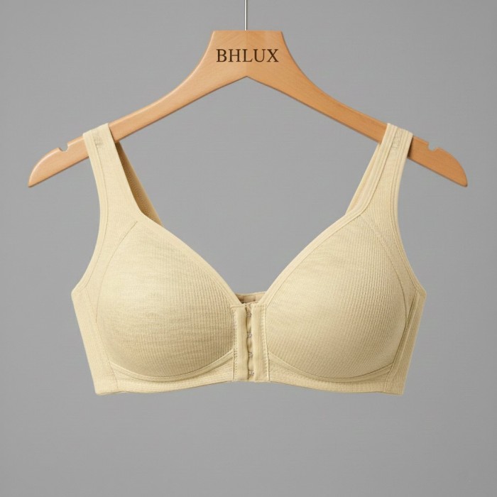 Aria ComfortFit® Front Fastening Wireless Bra - Cream