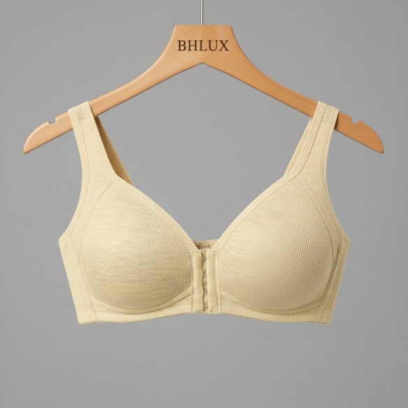 Aria ComfortFit® Front Fastening Wireless Bra - Cream