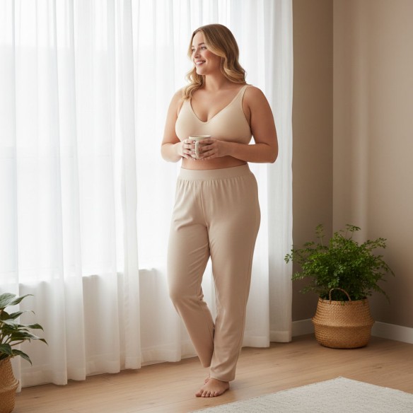 Luna Seamless Wireless Bra - Nude | Wireless Bra by Bralux