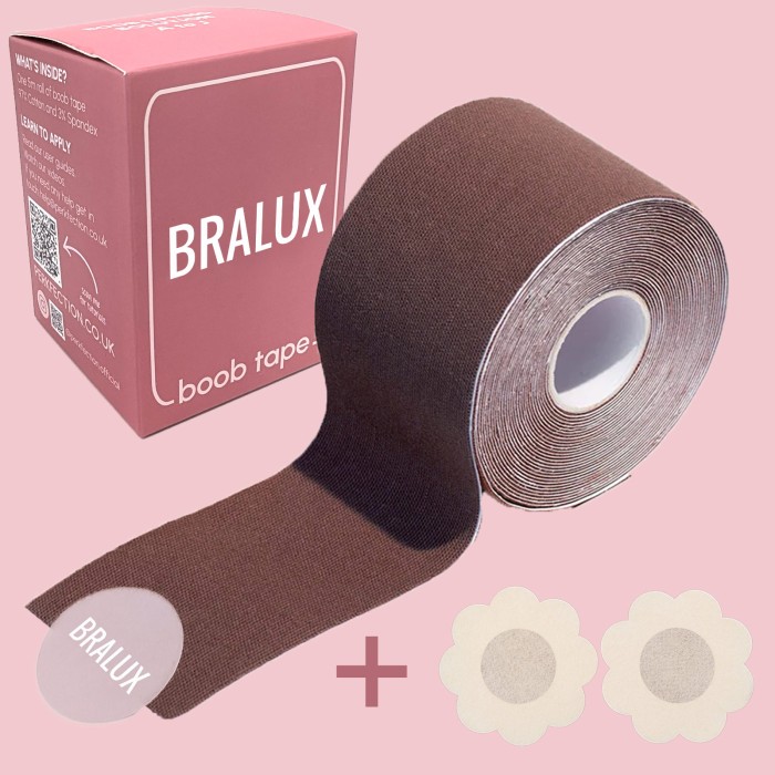 Premium Lift & Sculpt Boob Tape (Ebony Brown)