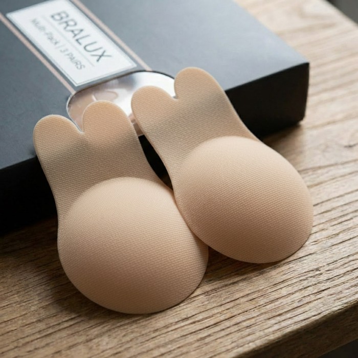 Luxury Breast Lift Pads (3 Pair Multipack) - Beige