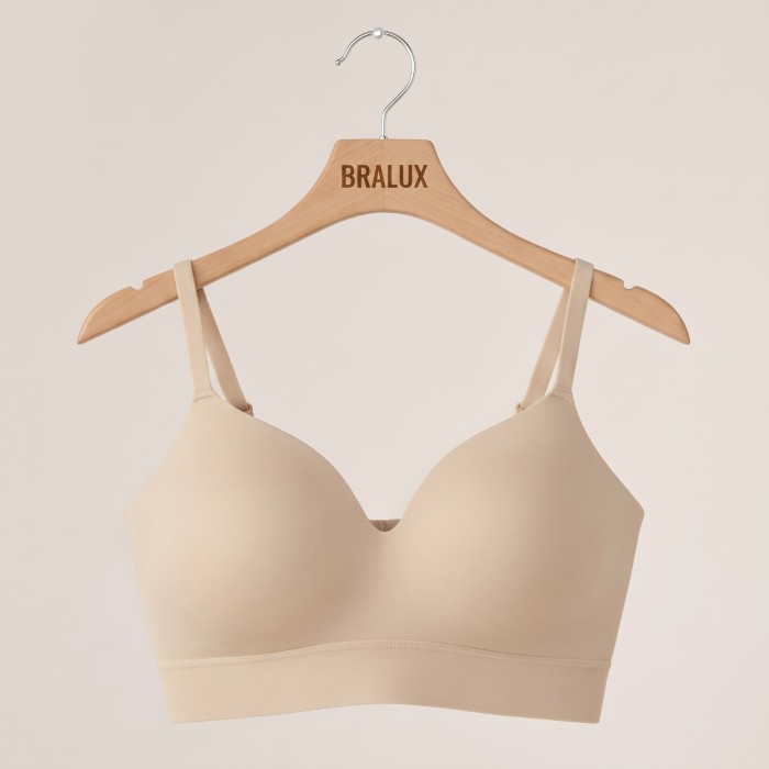 Elara Supportive Wireless Bra - Nude