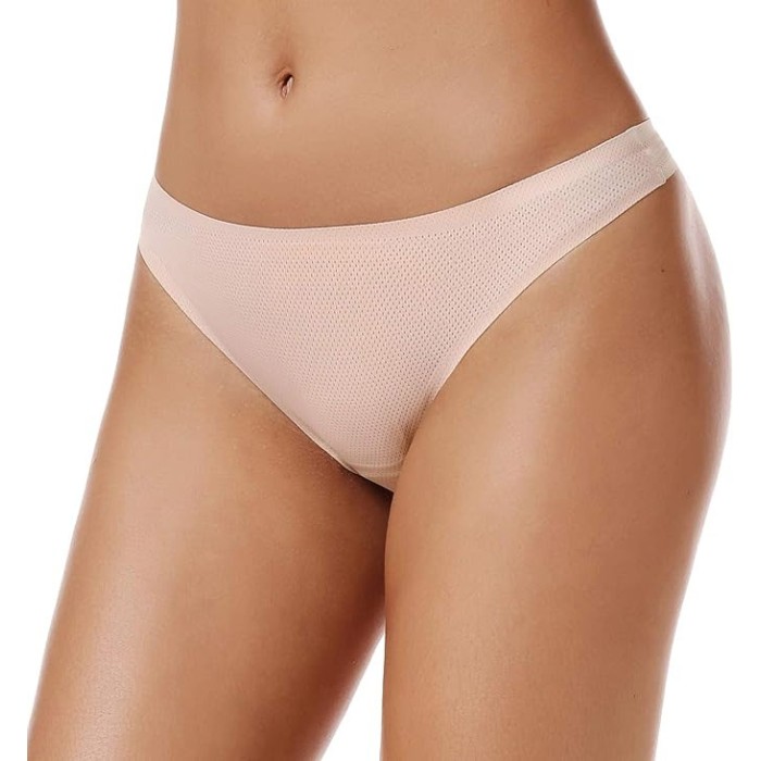 No VPL Seamless Thong (3 Pack) Breathable - Nude
