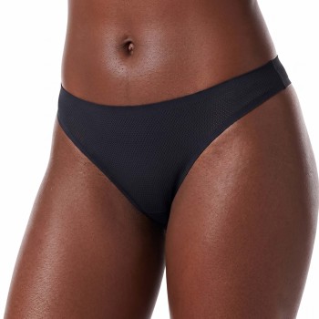 Breathable No VPL Seamless Thong (3 Pack) - Black 2