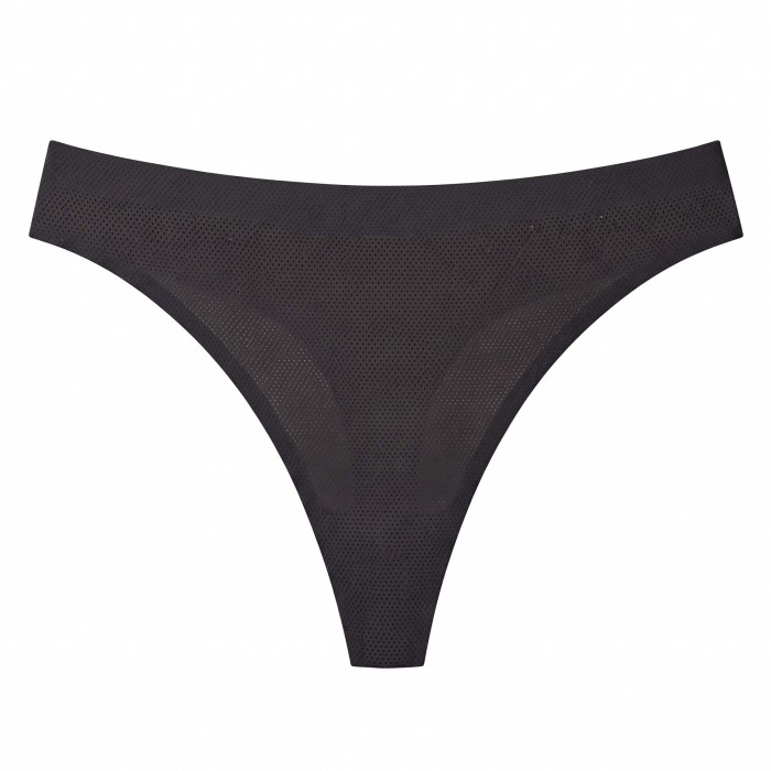 Breathable No VPL Seamless Thong (3 Pack) - White/Black/Beige