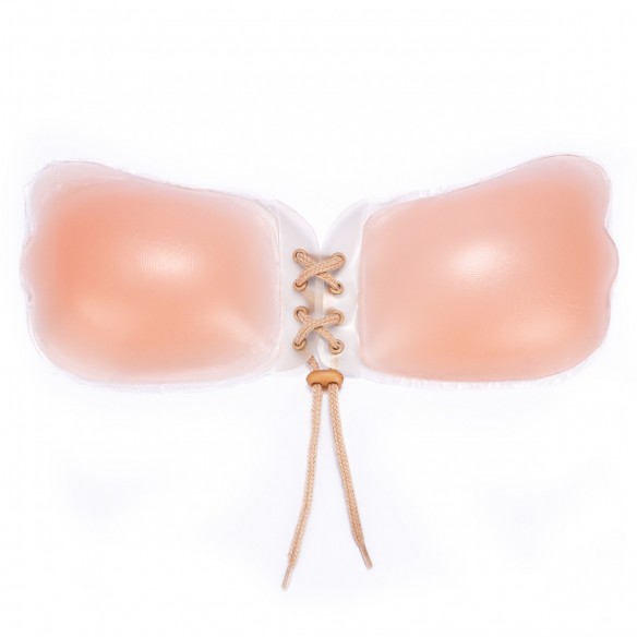 Mila - Luxury Padded Silicone Drawstring Stick On Bra
