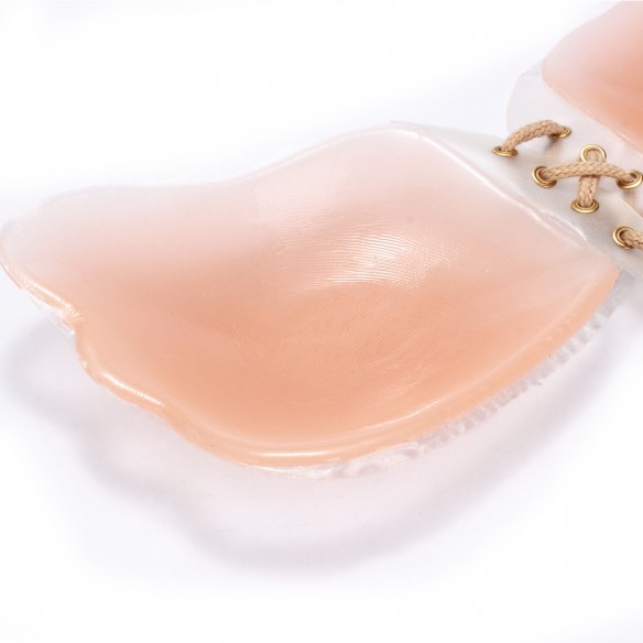 Mila - Luxury Padded Silicone Drawstring Stick On Bra