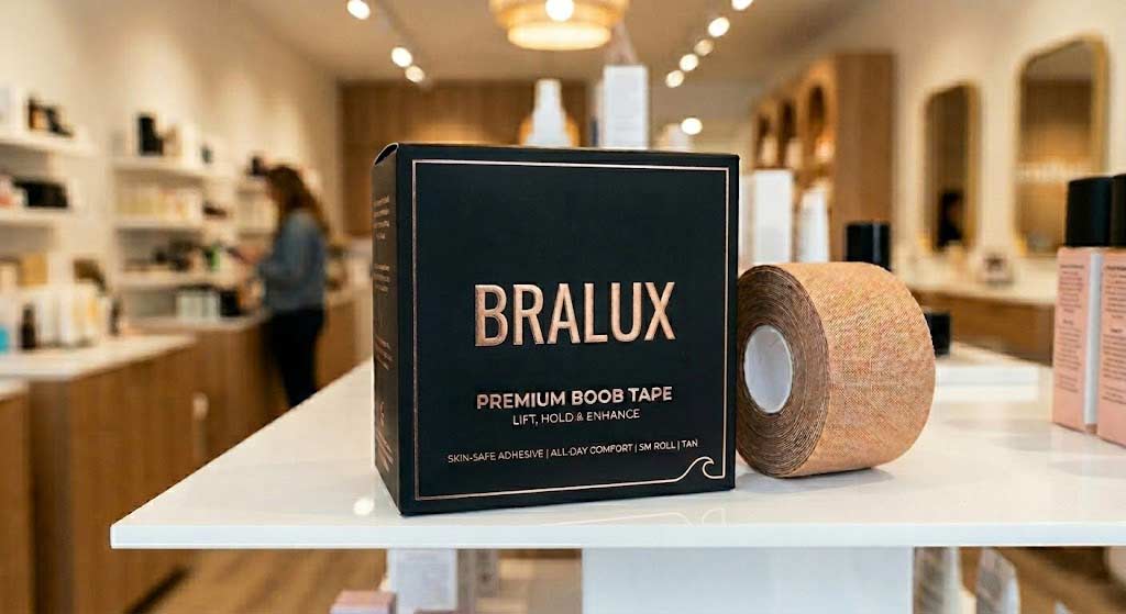 bralux boob tape in box